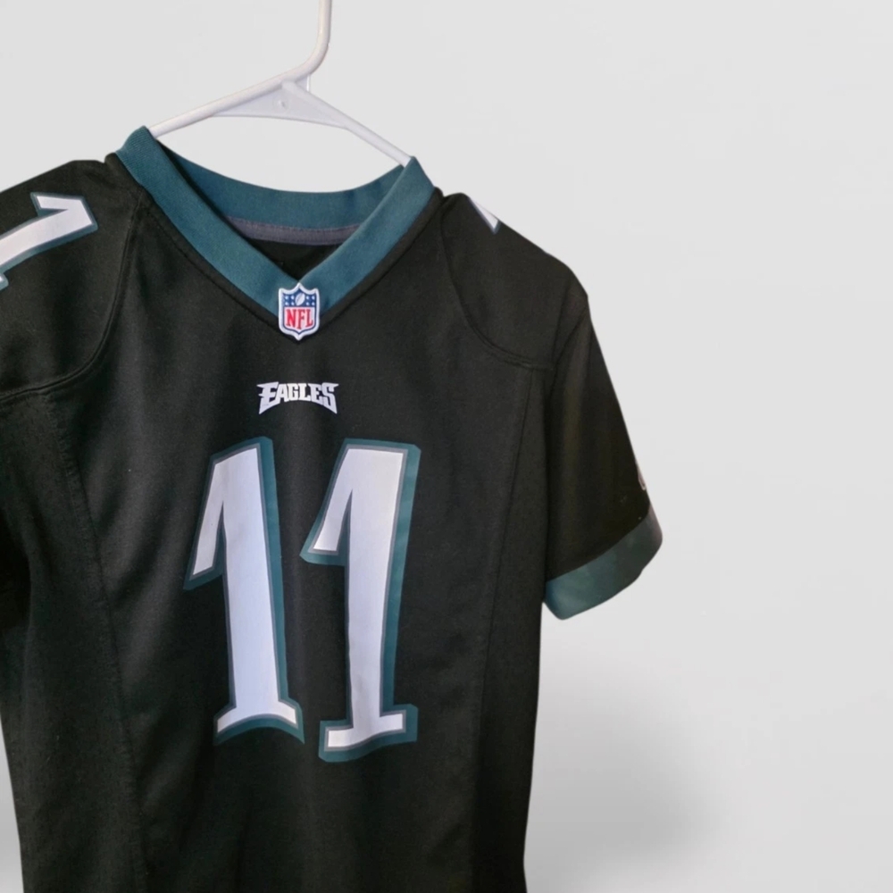 NFL Kids Black and Teal Eagles Jersey